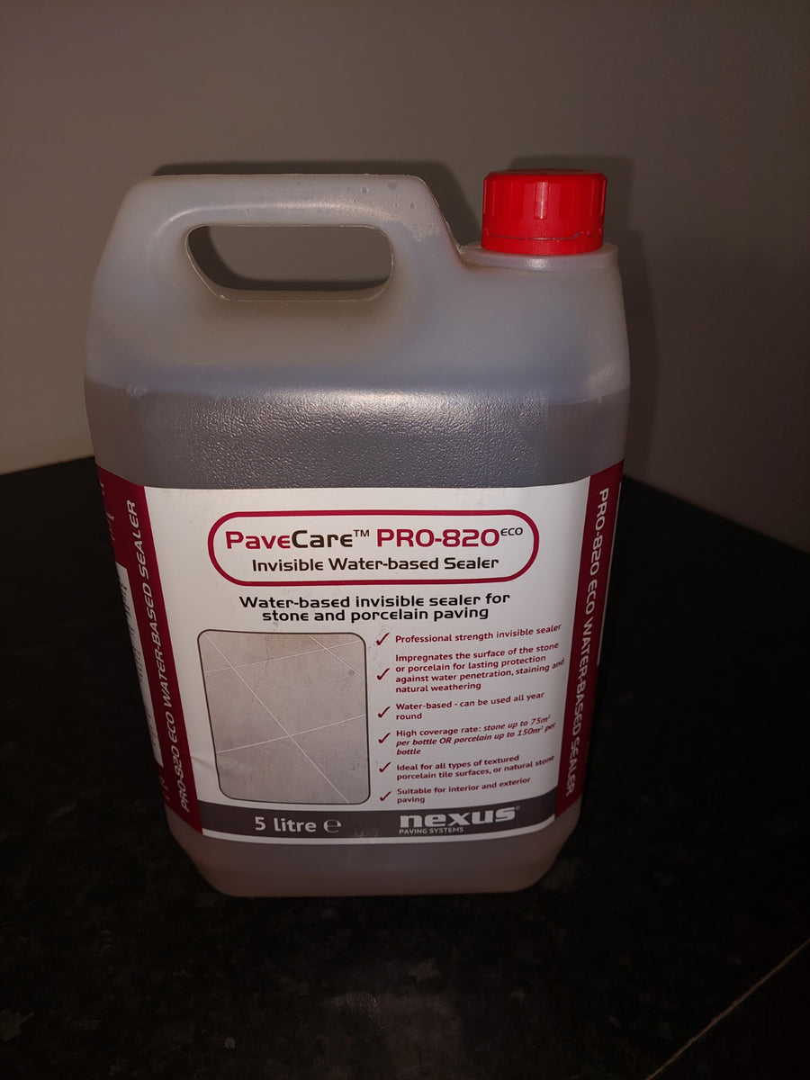 Nexus PaveCare PRO820 ECO Invisible Waterbased Sealer 5 Litre C.B