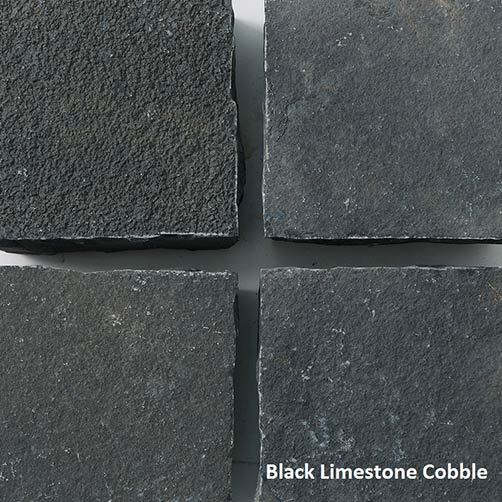 Black Limestone Cobble C.B. Winter & Sons